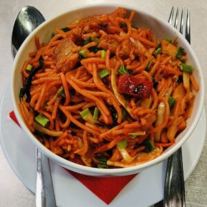 115. Küüslaugused nuudlid kanaga🌶️🌶️